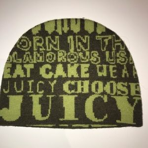 Girls juicy couture hat and scarf set